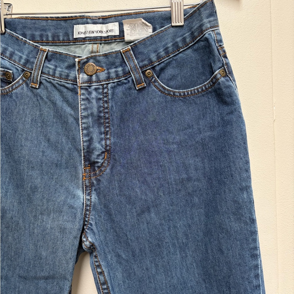 Jones New York Classic Denim Straight Leg Jeans
